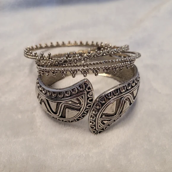 Silvertone Bracelets - Picture 7 of 7
